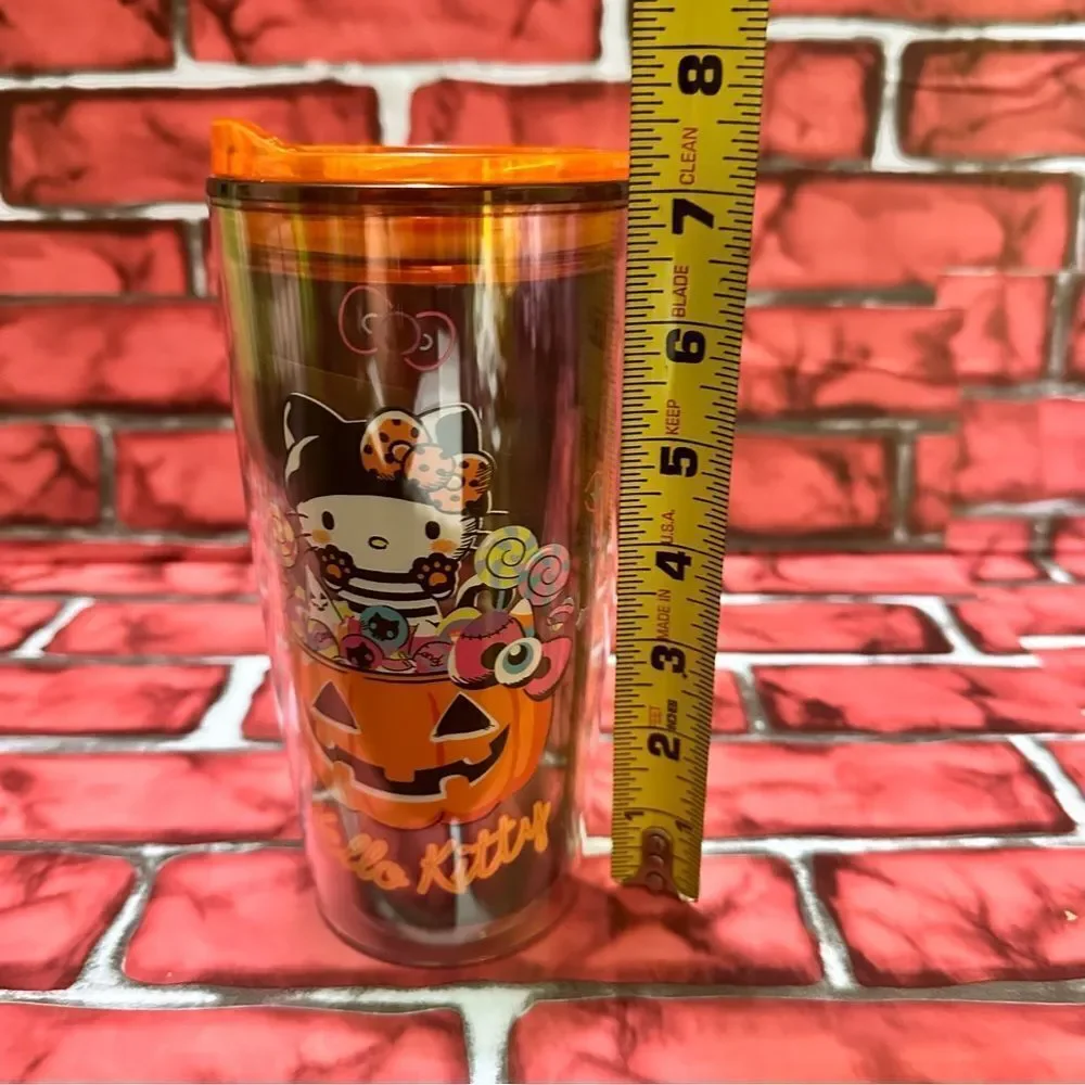 Hello Kitty Halloween Orange Pumpkin Tumbler
